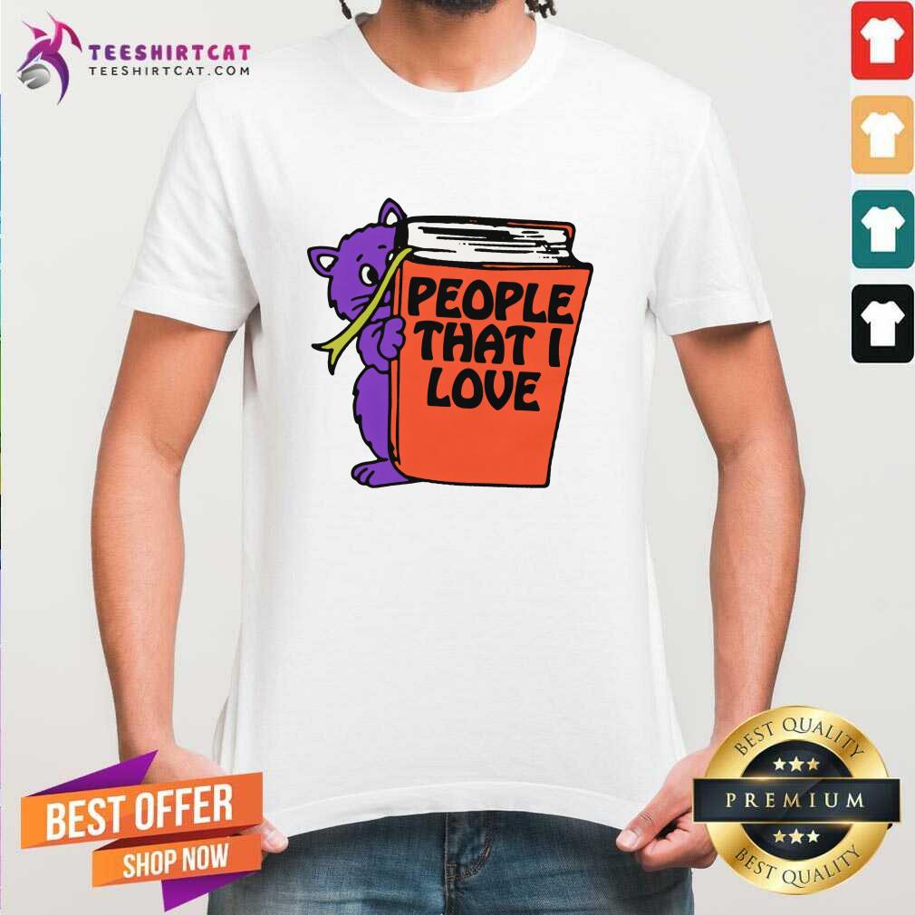 Shirt Good Cat Book People That I Love T-Shirt
