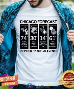 Good Chicago Forecast Inspired By Actial Events T-Shirt