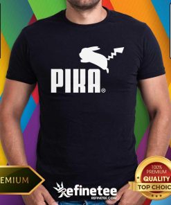 Good Cute Pika Black T-Shirt