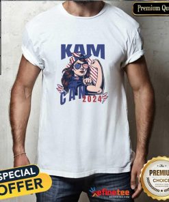 Good Democrat Kamala Harris Kam Can 2024 Strong Woman T-Shirt