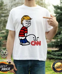 Good Donald Trump Piss On CNN Fake News T-Shirt