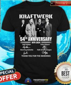 Good Kraftwerk 54th Anniversary 1970-2024 T-Shirt