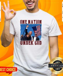 Good One Nation Under God Donald Trump T-Shirt