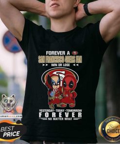 Great A San Francisco 49Ers x Marvel Fan Yesterday Today Tomorrow T-Shirt
