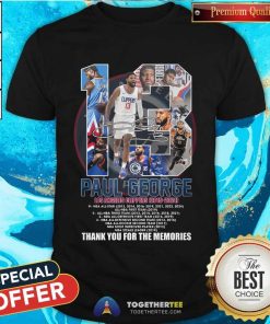 Great Paul George 13 Los Angles Clipper 2019-2024 T-Shirt