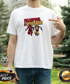 Happy Deadpool And Wolverine Movie Characters T-Shirt