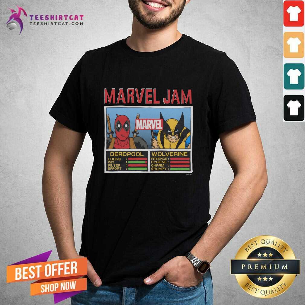 Shirt Hot Deadpool & Wolverine Marvel Jam T-Shirt