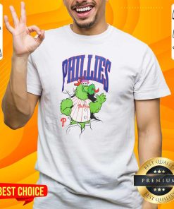 Hot Philadelphia Phillies Mascot Breakthrough T-Shirt