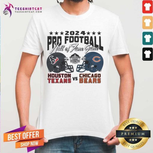 Nice 2024 Pro Football Hall Of Fame Game Texans Vs Bears T-Shirt
