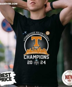 Nice 2024 Tennessee Volunteers Baseball Skyline NCAA National Champs T-Shirt