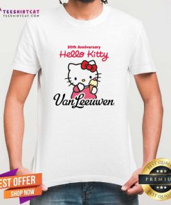 Nice 50th Anniversary Hello Kitty Van Leeuwen T-Shirt