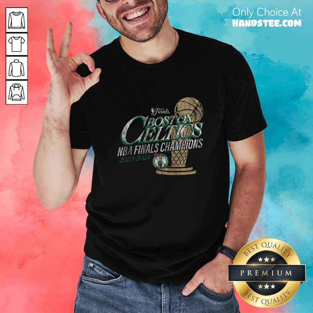 Shirt Nice Boston Celtics 2024 NBA Finals Champions Fast Break Finish Trophy T-Shirt