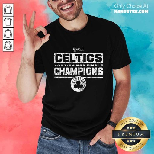 Nice Boston Celtics Majestic Threads 2024 NBA Finals Champions T-Shirt