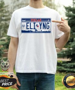 Nice Texas Eli Young Band License Plate T-Shirt