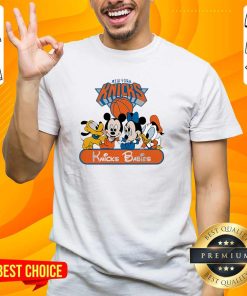 Official Baby Mickey And Friends New York Knicks NBA Basketball T-Shirt