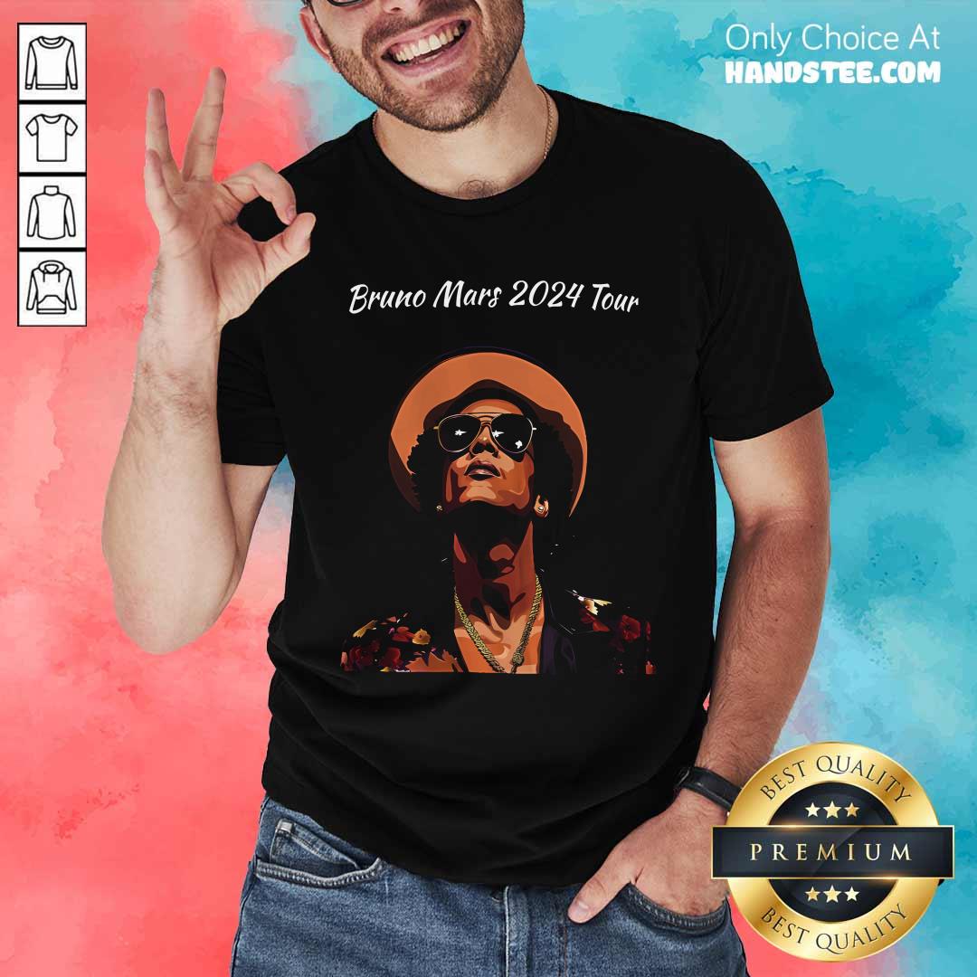 Shirt Official Bruno Mars 2024 Concert Tour Music T-Shirt