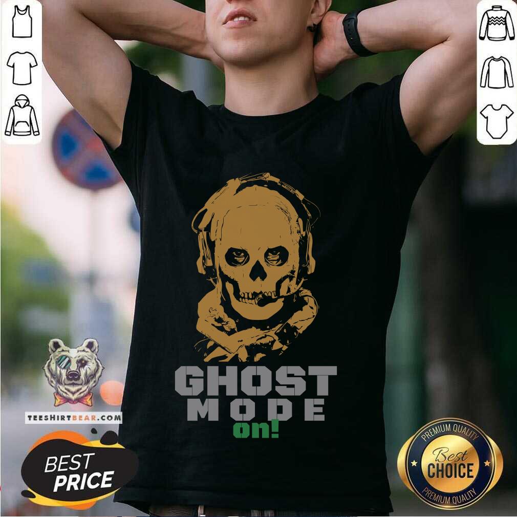Shirt Official Ghost Mode On Call Of Duty Black T-Shirt