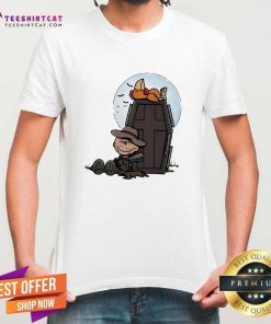Official Ghoul And A Chicken From Fallout In The Style Of Peanuts T-Shirt