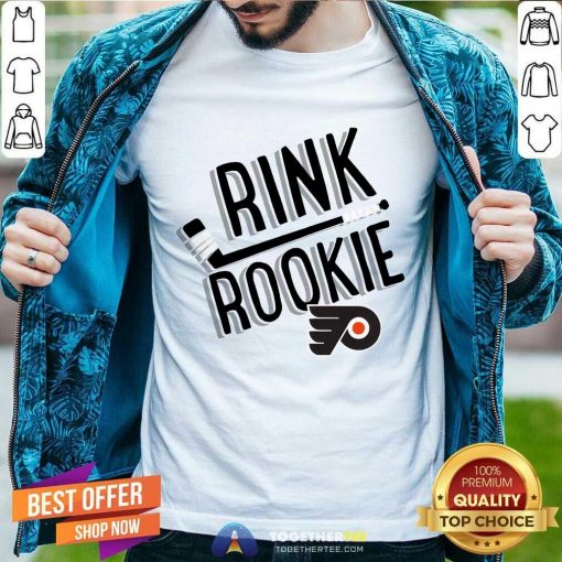Official Philadelphia Flyers Rink Rookie Hockey T-Shirt