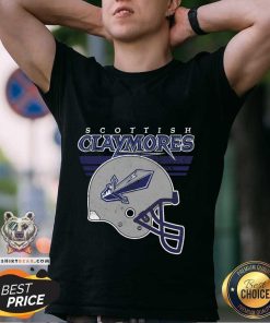 Official Scottish Claymores Rugby Helmet T-Shirt