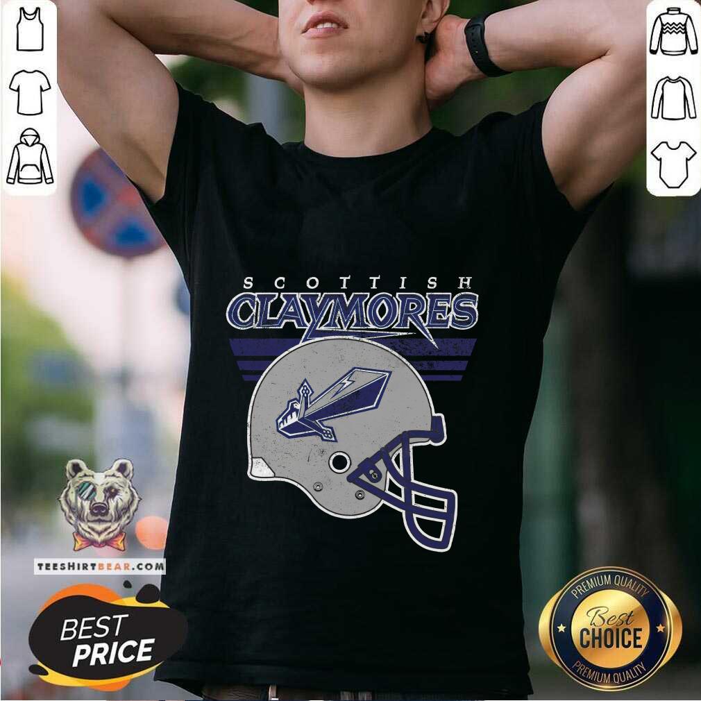 Shirt Official Scottish Claymores Rugby Helmet T-Shirt