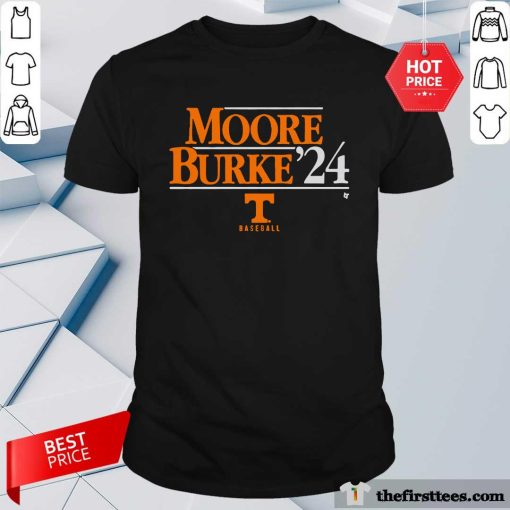 Official Tennessee Baseball Moore-Burke ’24 T-Shirt