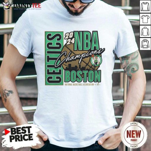 Original 2024 NBA Finals Boston Celtics Champions T-Shirt