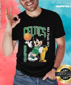 Original Champions Boston Celtics NBA Finals 2024 Mickey Mouse T-Shirt