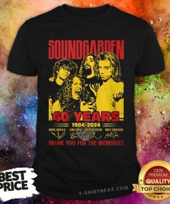 Original Soundgarden 40 Years 1984-2024 T-Shirt