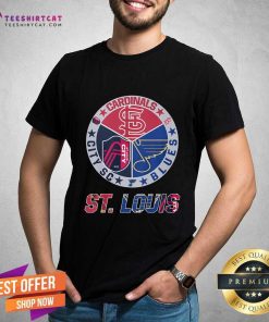 Original ST Louis Cardinals City SC And Blues T-Shirt
