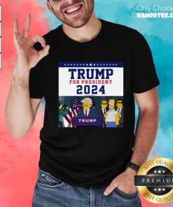 Original Trump Assassination Attempt The Simpson Trump 2024 T-Shirt