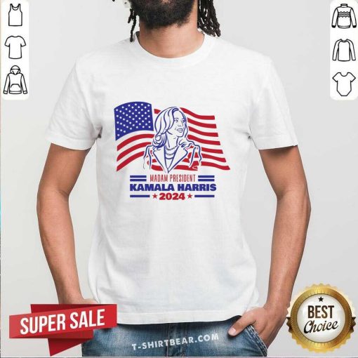 Original US Flag Madam President Kamala Harris 2024 T-Shirt
