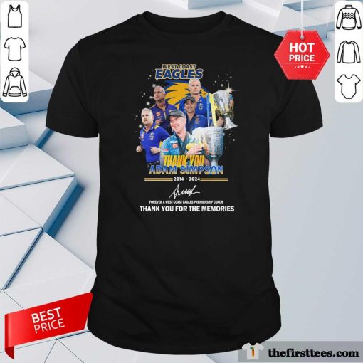 Original West Coast Eagles Adam Simpson 2014-2024 T-Shirt