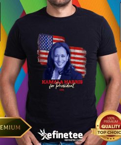 Premium Kamala Harris For President 2024 Madam Vice President T-Shirt