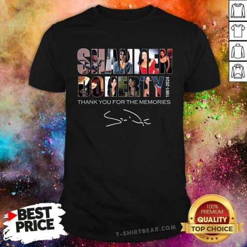 Premium Shannen Doherty For The Memories 1981-2024 T-Shirt