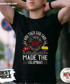 Pretty Colombia Flag Souvenirs For Colombians T-Shirt