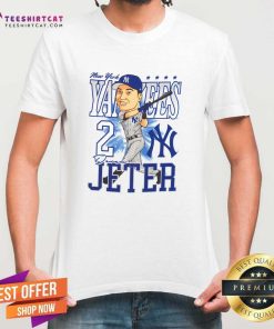 Pretty Derek Jeter New York Yankees New Era Caricature T-Shirt