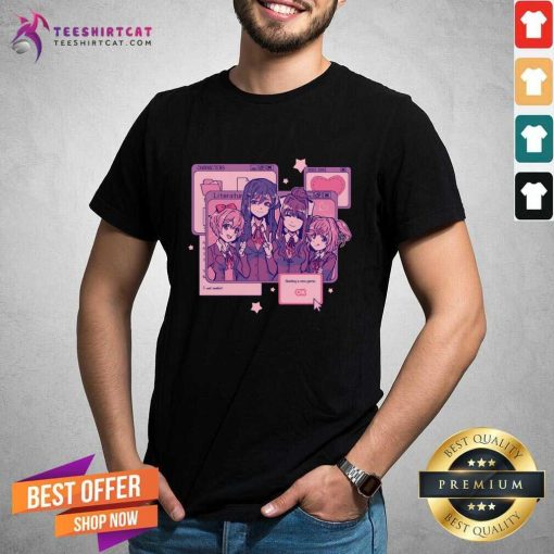 Pretty Doki Doki Literature Club New Game T-Shirt