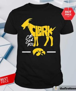 Pretty Iowa Hawkeyes The Goat Legend Fan Love Caitlin Clark T-Shirt