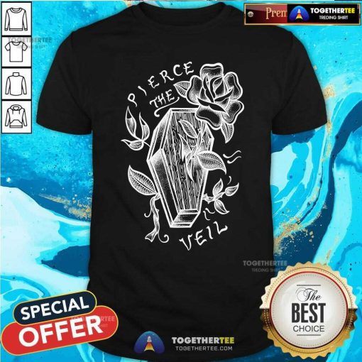 Pretty Pierce The Veil Coffin & Roses Boyfriend T-Shirt
