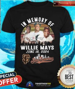 Pretty San Francisco Giants In Memory Of Willie Mays Rest In Peace 2024 T-Shirt
