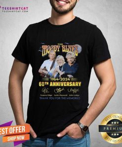 Pretty The Moody Blues 60th Anniversary 1964-2024 T-Shirt