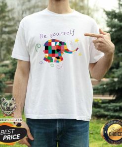 Top Be Yourself Elephant T-Shirt