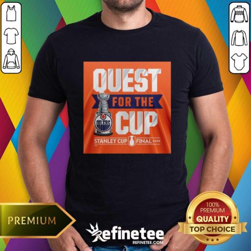 Top Edmonton Oilers 2024 Stanley Cup Playoffs Quest For The Cup T-Shirt