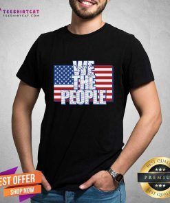 Top We The People America Flag T-Shirt