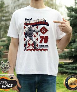 Awesome David Sanders Jr. Offensive Tackle North Carolina Retro T-Shirt