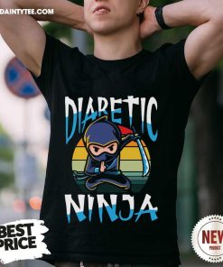 Awesome Diabetic Ninja Sunset T-Shirt