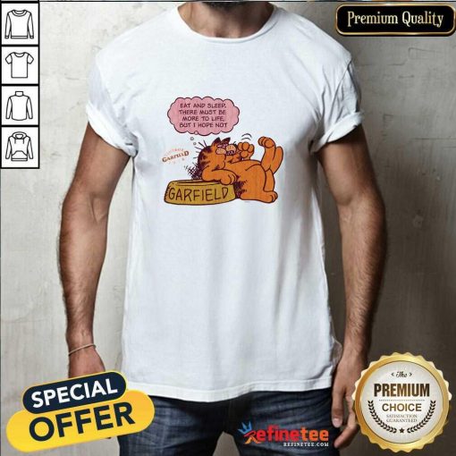 Awesome Garfield Eat And Sleep T-Shirt