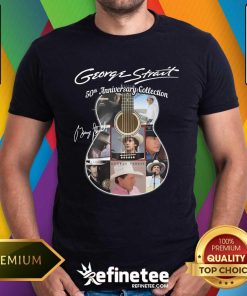 Awesome George Strait 50th Anniversary Collection Signature T-Shirt