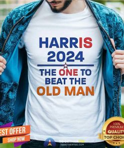 Awesome Harris 2024 The One To Beat The Old Man T-Shirt